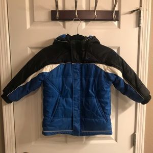Nike reversible winter jacket w/ removable hood